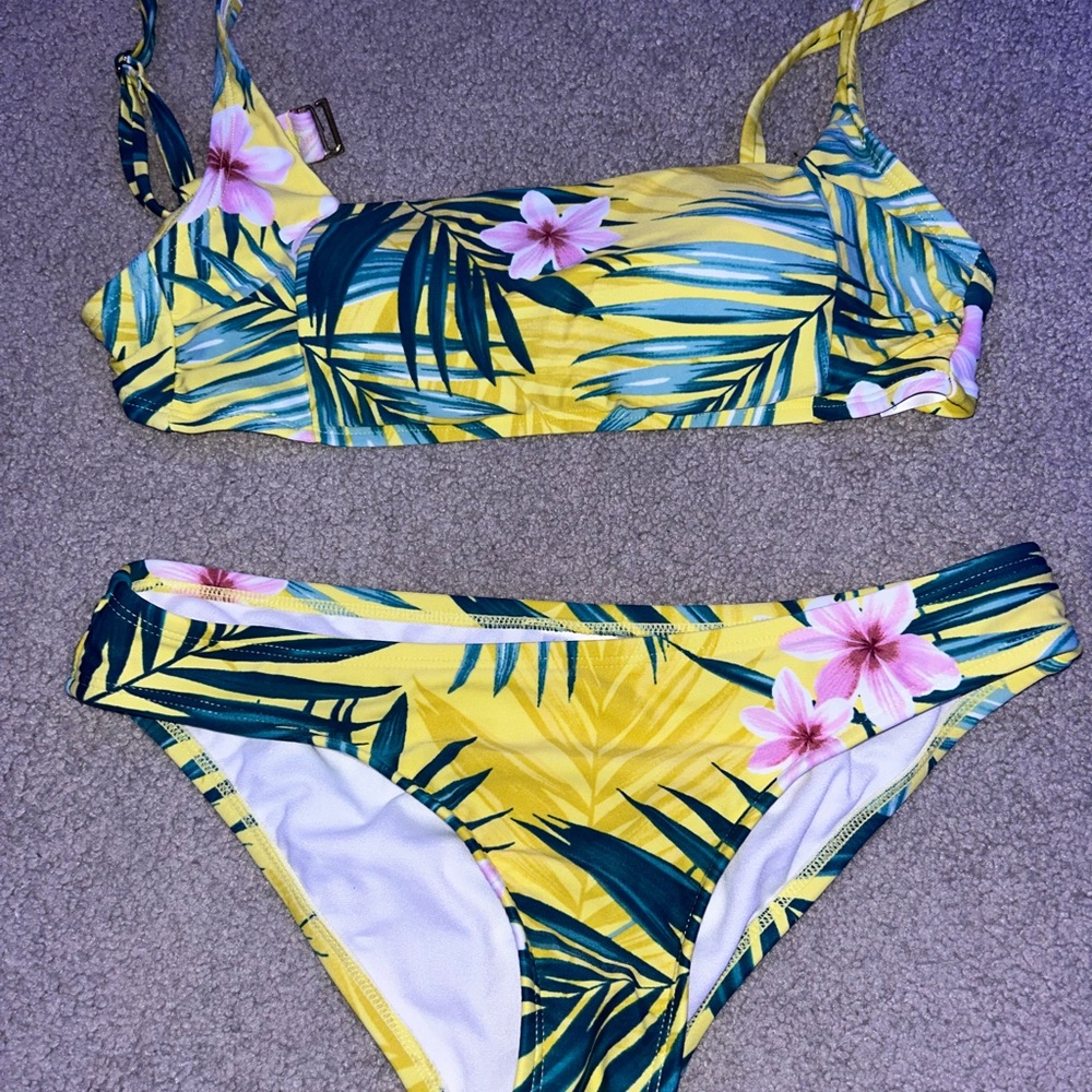 yellow bikini set